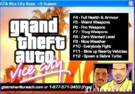 GTA Vice City Trainer